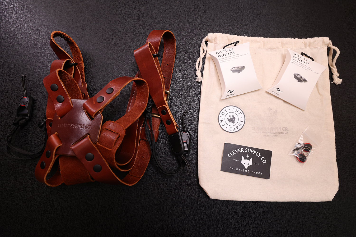 Anchor leather 2024 camera bag